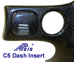 C5 Corvette, Carbon Fiber Dash Insert Sensor Cover